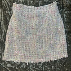 AQUA brand tweed mini skirt